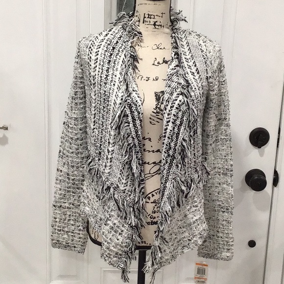 INC International Concepts Jackets & Blazers - 🆕 INC Tweed Blazer Open Front Long Sleeves